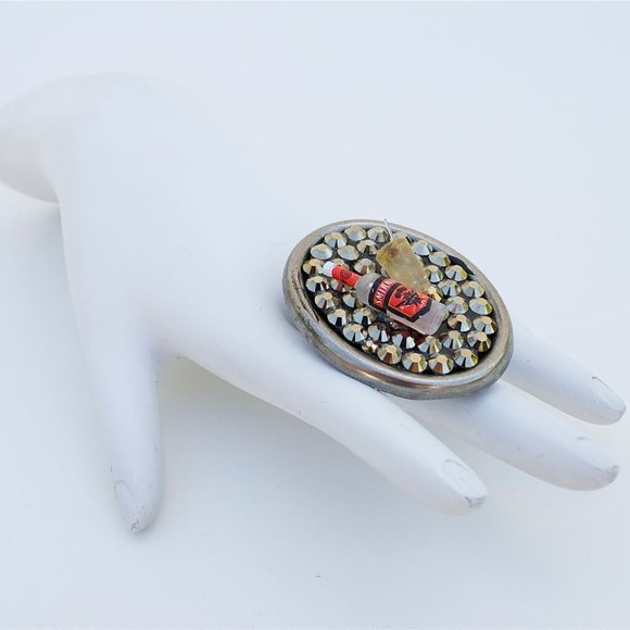 BLOODY MARY RHINESTONE RING - Picture 2 of 4